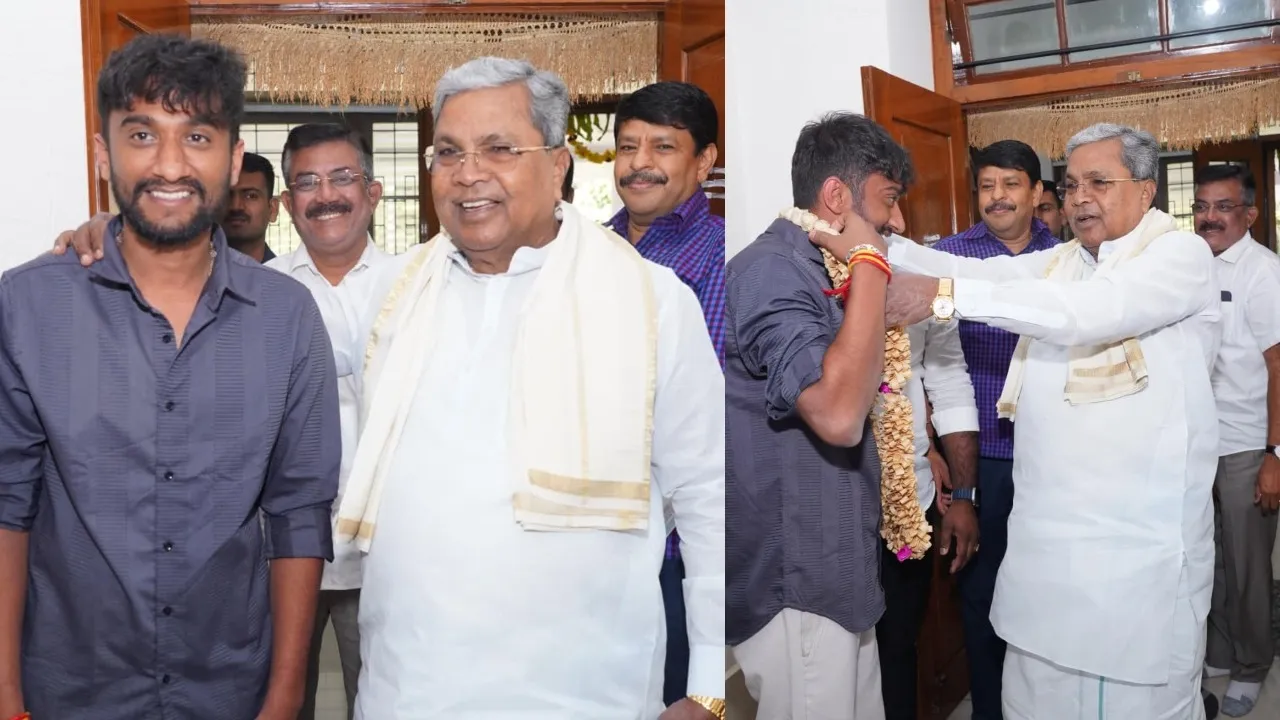 BIG BOSS WINNER GILLI MET CM SIDDU