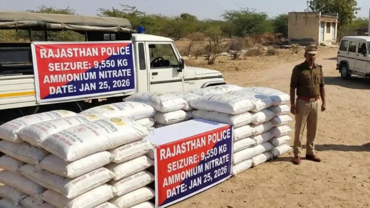 explosives seized at Rajasthan (1)
