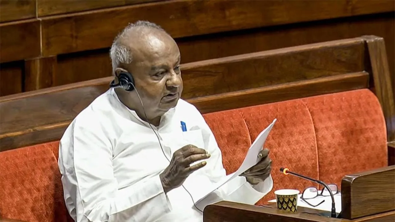 HD DEVEGOWDA IN RAJYA SABHA
