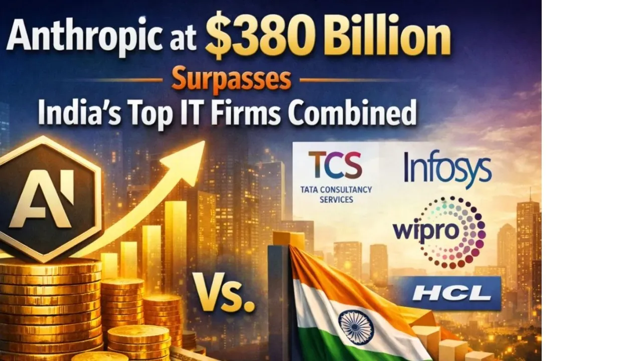 anthropic surpasses india IT COMPANIES