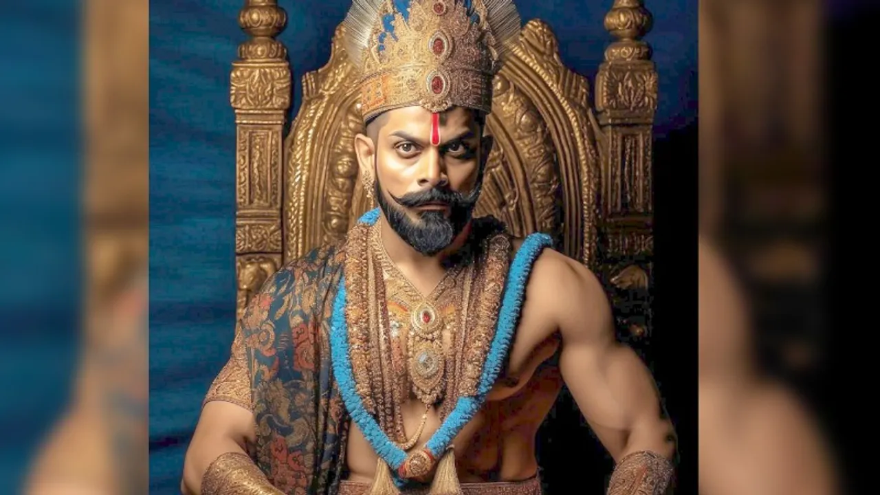 ರಾಜ, ಯೋಧ, ವೈದ್ಯ, ತರಕಾರಿ ಮಾರುವವನ ಅವತಾರದಲ್ಲಿ ಕೊಹ್ಲಿ!