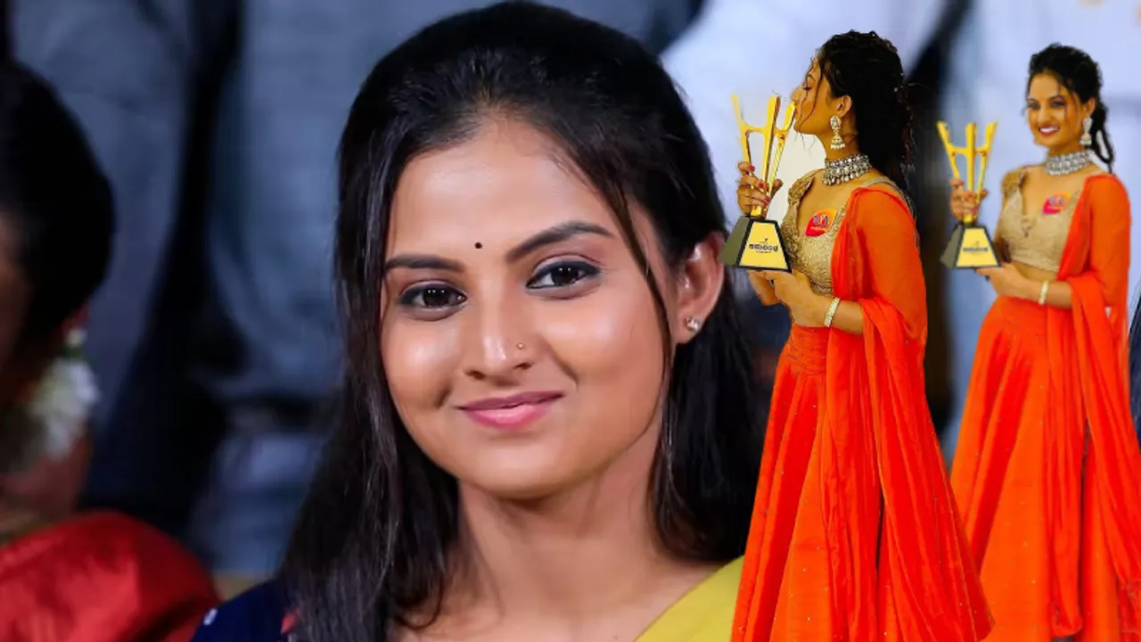 ಬಡತನದಲ್ಲಿ ಅರಳಿದ ಪ್ರತಿಭೆ.. ಅಂತರಪಟ ಸೀರಿಯಲ್​​ ನಟಿ ವೇದಿಕೆ ಮೇಲೆ ಕಣ್ಣೀರಿಟ್ಟಿದ್ದೇಕೆ?