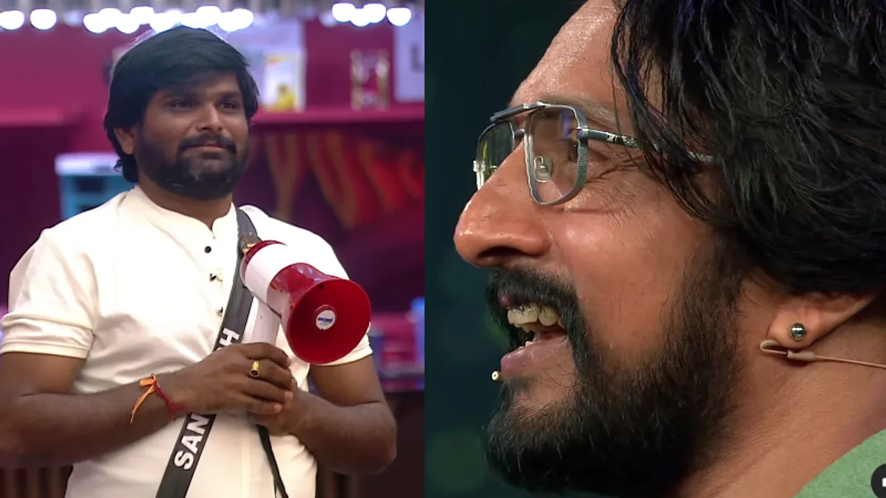 ತುಕಾಲಿ ಸಂತೂಗೆ ಸಿಕ್ತು ಬಿಗ್ ಮೈಕ್​; ಡ್ರೋನ್‌ ಪ್ರತಾಪ್ ಹೆಸರು ಹೇಳ್ತಿದ್ದಂತೆ ಗಪ್‌​ ಚುಪ್‌ ಆಗಿದ್ದೇಕೆ?