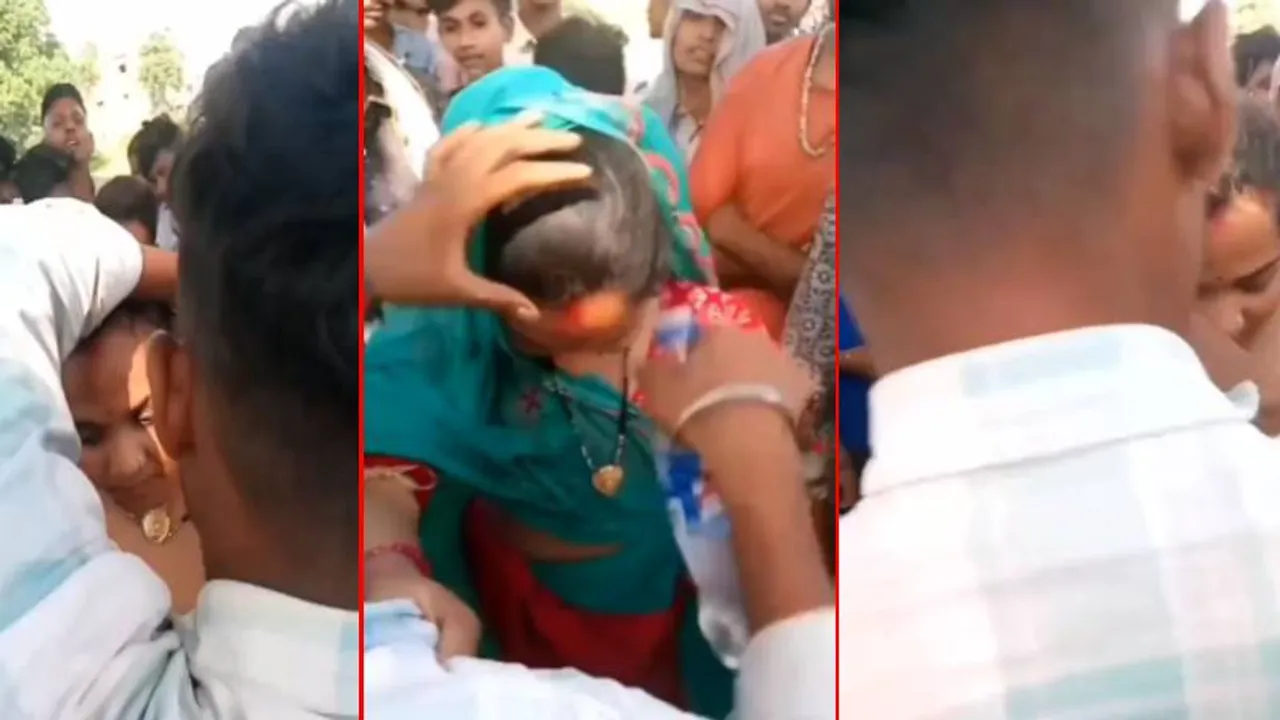Watch: ಪ್ರಿಯಕರನ ಜೊತೆ ಸಿಕ್ಕಿಬಿದ್ದ ಪತ್ನಿ.. ಕುಂಕುಮ ಅಳಿಸಿ, ತಾಳಿ ಬಿಚ್ಚಿ ಸಂಬಂಧ ಕಡಿದುಕೊಂಡ ಪತಿ..!