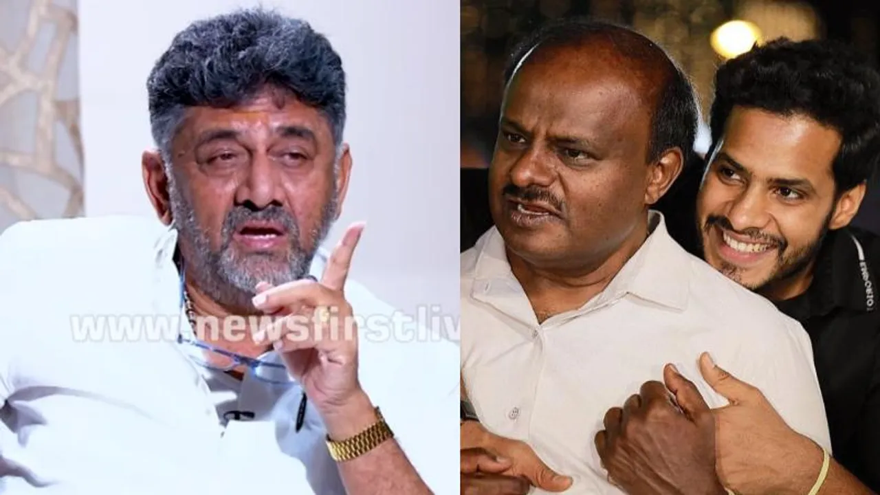 ‘ನಿಖಿಲ್ ಕುಮಾರಸ್ವಾಮಿ​​ ನಮ್ಮನೆ ಹುಡುಗ ಇದ್ದ ಹಾಗೇ, ನಾನ್ಯಾಕೆ ಅವರನ್ನ..’ ಡಿ.ಕೆ.ಶಿವಕುಮಾರ್​ ಹೇಳಿದ್ದೇನು..?​