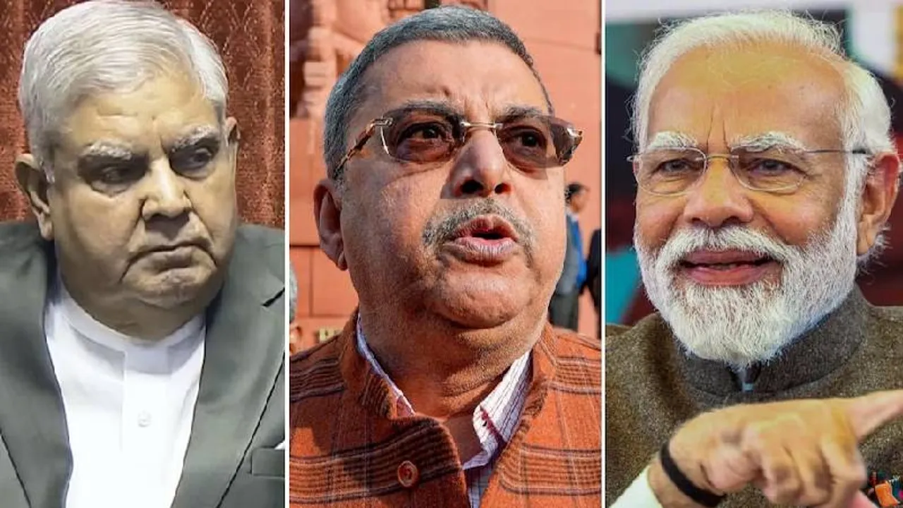 ಮತ್ತೊಮ್ಮೆ ಉಪರಾಷ್ಟ್ರಪತಿ ಧನಕರ್, ಪ್ರಧಾನಿ ಮೋದಿ ಬಗ್ಗೆ ಮಿಮಿಕ್ರಿ ಮಾಡಿದ ಟಿಎಂಸಿ ಸಂಸದ