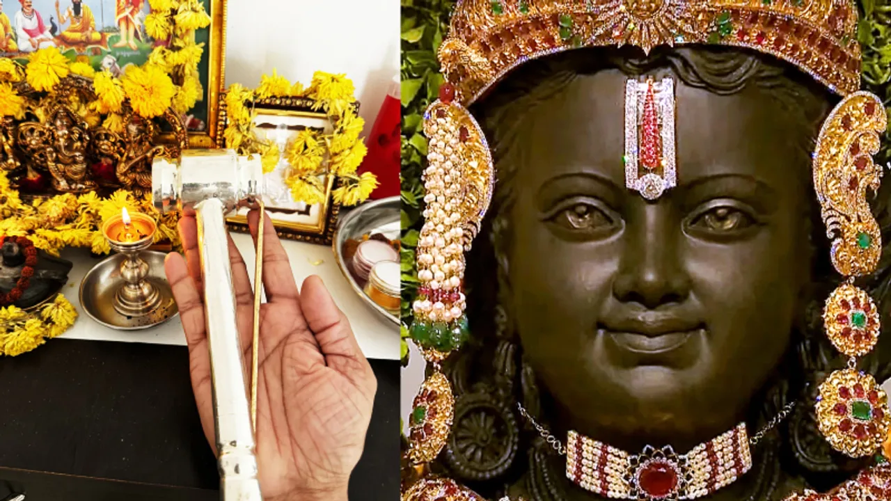 ಪಳ ಪಳ ಹೊಳೆಯೋ ರಾಮಲಲ್ಲಾ ಕಣ್ಣು ಕೆತ್ತನೆ ಆಗಿದ್ಹೇಗೆ? ಫೋಟೋ ಹಂಚಿಕೊಂಡ ಅರುಣ್​ ಯೋಗಿರಾಜ್‌!