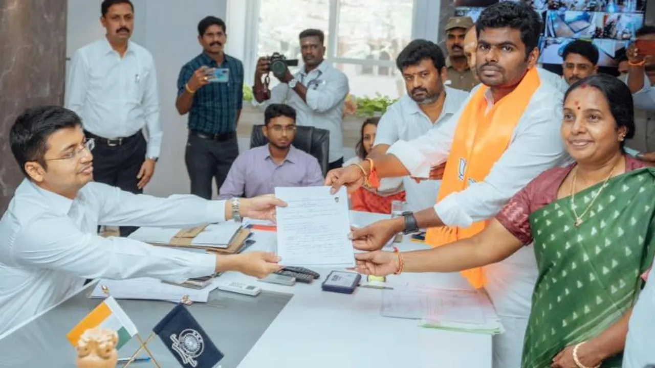 ಕೊಯಮತ್ತೂರು ಅಗ್ನಿ ಪರೀಕ್ಷೆಗಿಳಿದ ಅಣ್ಣಾಮಲೈ; ಲೋಕಸಮರದ ಯುದ್ಧಕ್ಕೆ ಕೇಸರಿ ರಣಕಹಳೆ