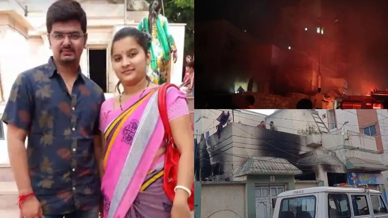 ಮನೆಯಲ್ಲಿ ರಾತ್ರಿ ಕಾಣಿಸಿಕೊಂಡ ಬೆಂಕಿ.. ಉಸಿರುಗಟ್ಟಿ ಮಗು ಸೇರಿ ಒಂದೇ ಕುಟುಂಬದ ನಾಲ್ವರು ದುರ್ಮರಣ