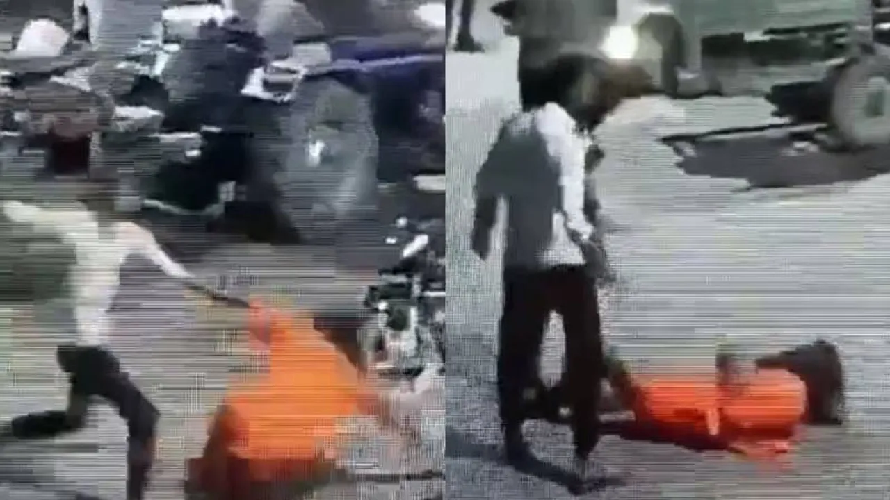 Video: ಮದ್ಯದ ಅಮಲಿನಲ್ಲಿ ಸಾಧುವಿಗೆ ಯದ್ವಾತದ್ವಾ ಹಲ್ಲೆ ಮಾಡಿದ ಕಿಡಿಗೇಡಿಗಳು; ಘಟನೆ ಎಲ್ಲಿಯದ್ದು?