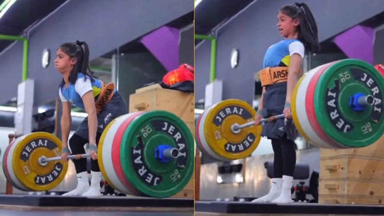 75KG ಡೆಡ್​​ ಲಿಫ್ಟಿಂಗ್​ ಮಾಡಿದ 9 ವರ್ಷದ ಬಾಲಕಿ; ಈಕೆ ಸಾಧನೆ ಕೇಳಿದ್ರೆ ಶಾಕ್​ ಆಗ್ತೀರಾ!