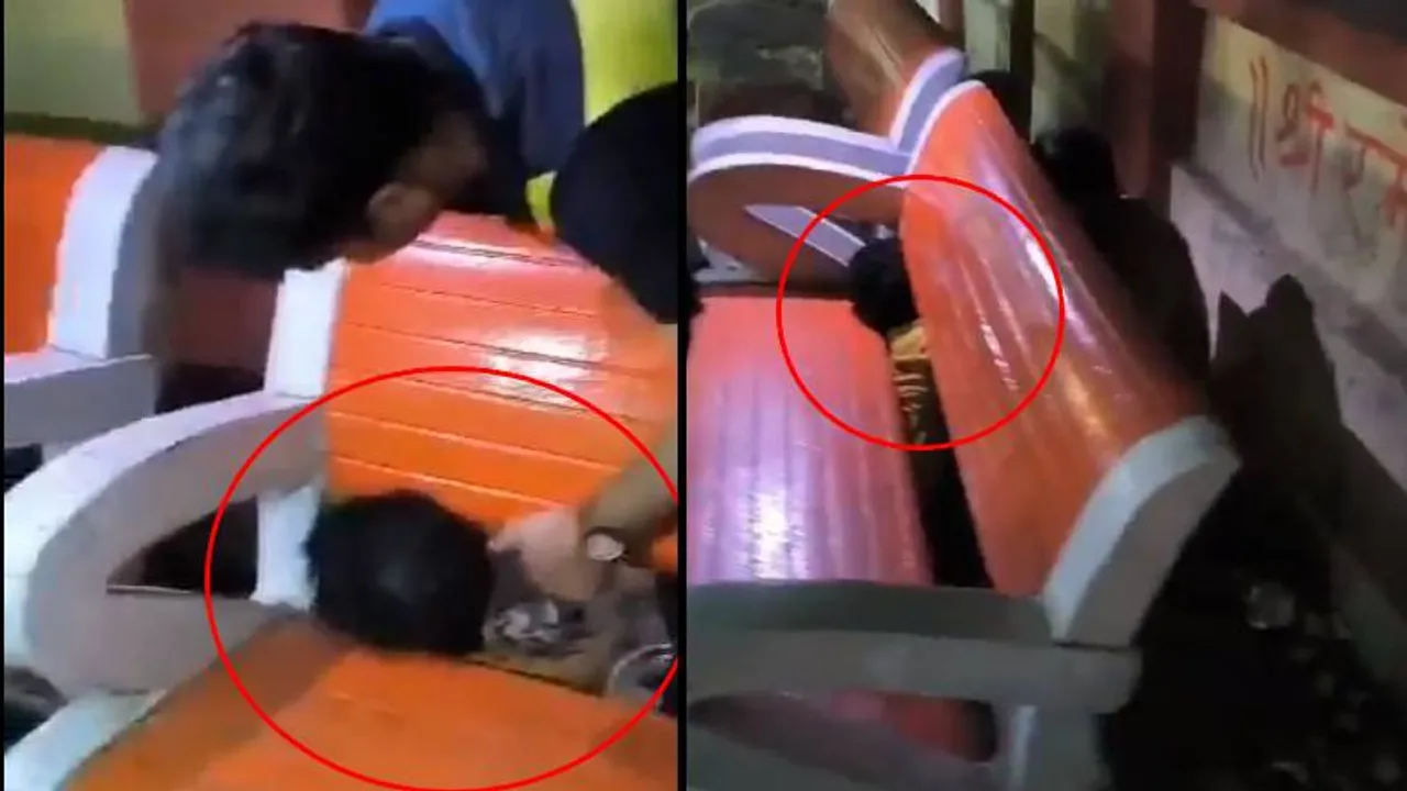 ಮಧ್ಯರಾತ್ರಿ ಕುಡುಕನ ಅವಾಂತರ.. ಬೆಂಚ್​ ಸೆರೆಗೆ ಕುತ್ತಿಗೆ ಸಿಲುಕಿಕೊಂಡು ಒದ್ದಾಟ.. ಆತನನ್ನು ಕಾಪಾಡಿದ್ದು ಯಾರು ಗೊತ್ತಾ?