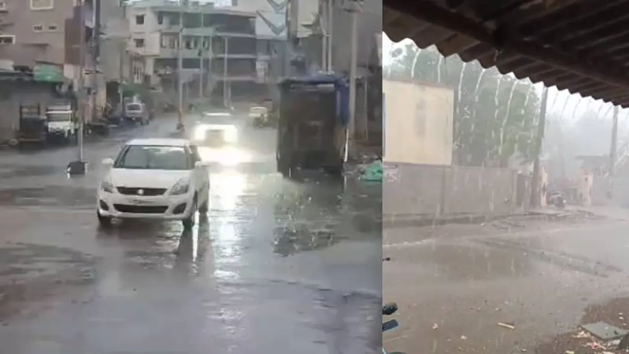 ಕಲಬುರಗಿಗೆ ಕೊನೆಗೂ ತಂಪೆರದ ವರುಣ; ಬಿಸಿಲೂರಲ್ಲಿ ಮಳೆಗಾಲದಂತೆ ಗುಡುಗಿದ ಮಳೆರಾಯ!