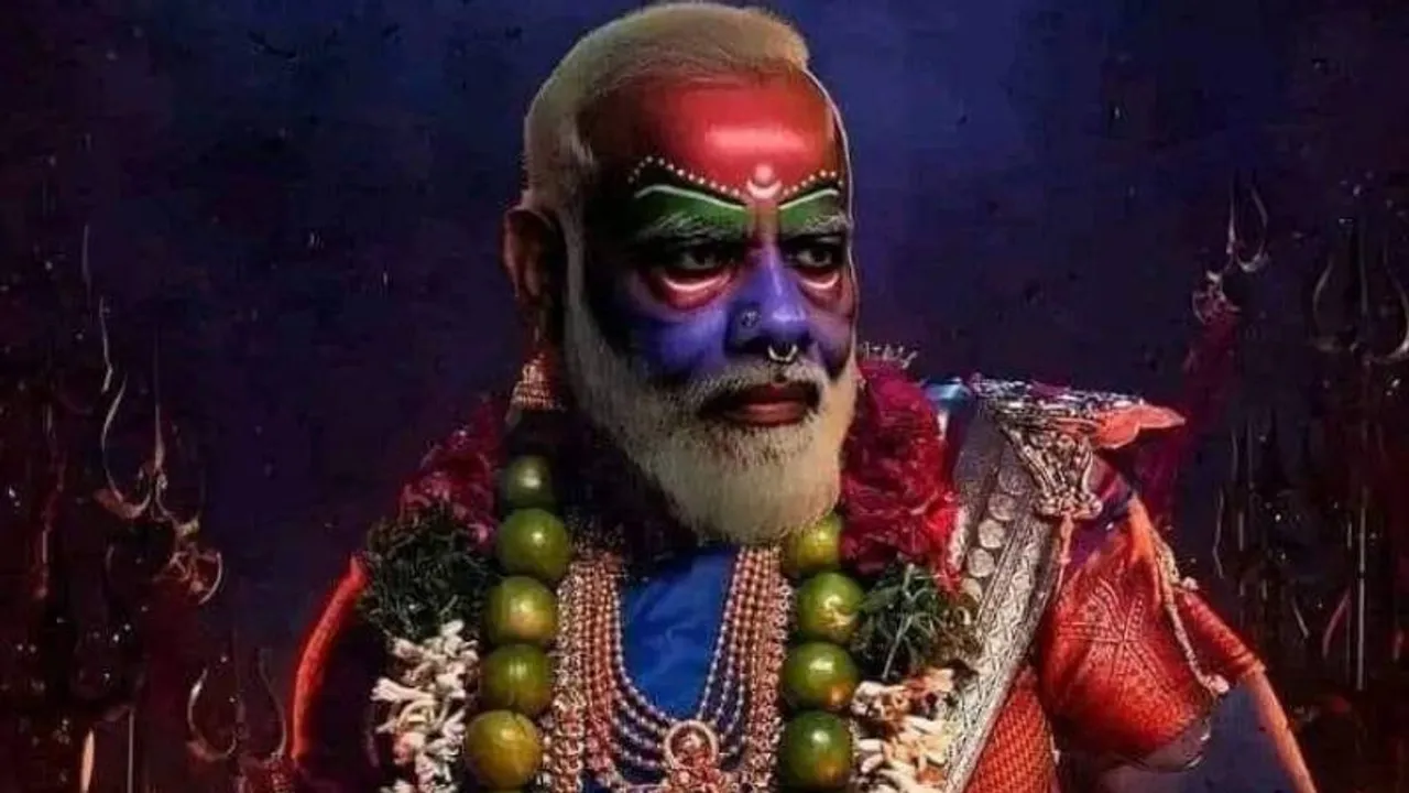 ಪುಷ್ಪ ಅನ್ಕೊಂಡ್ರಾ ಇದು ‘ಭಾಜ್ಪ’ 2 ಅಂತೆ.. ಮೋದಿ ದಿ ರೂಲ್‌ ಫೋಟೋ ವೈರಲ್‌!