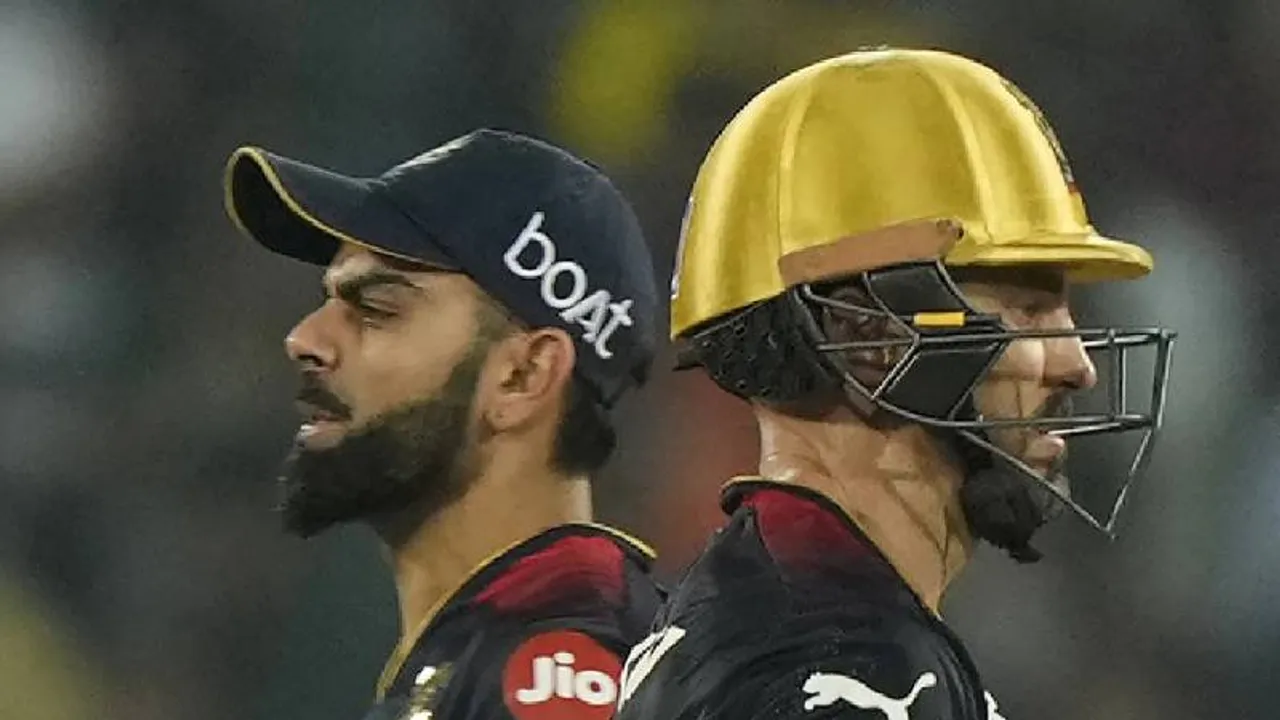 RCBvsMI: ಫಾಫ್​ ಬದಲು ಕೊಹ್ಲಿ ನಾಯಕ? ಸಂಭಾವ್ಯ ಆಟಗಾರರ ಪಟ್ಟಿ ಇಲ್ಲಿದೆ