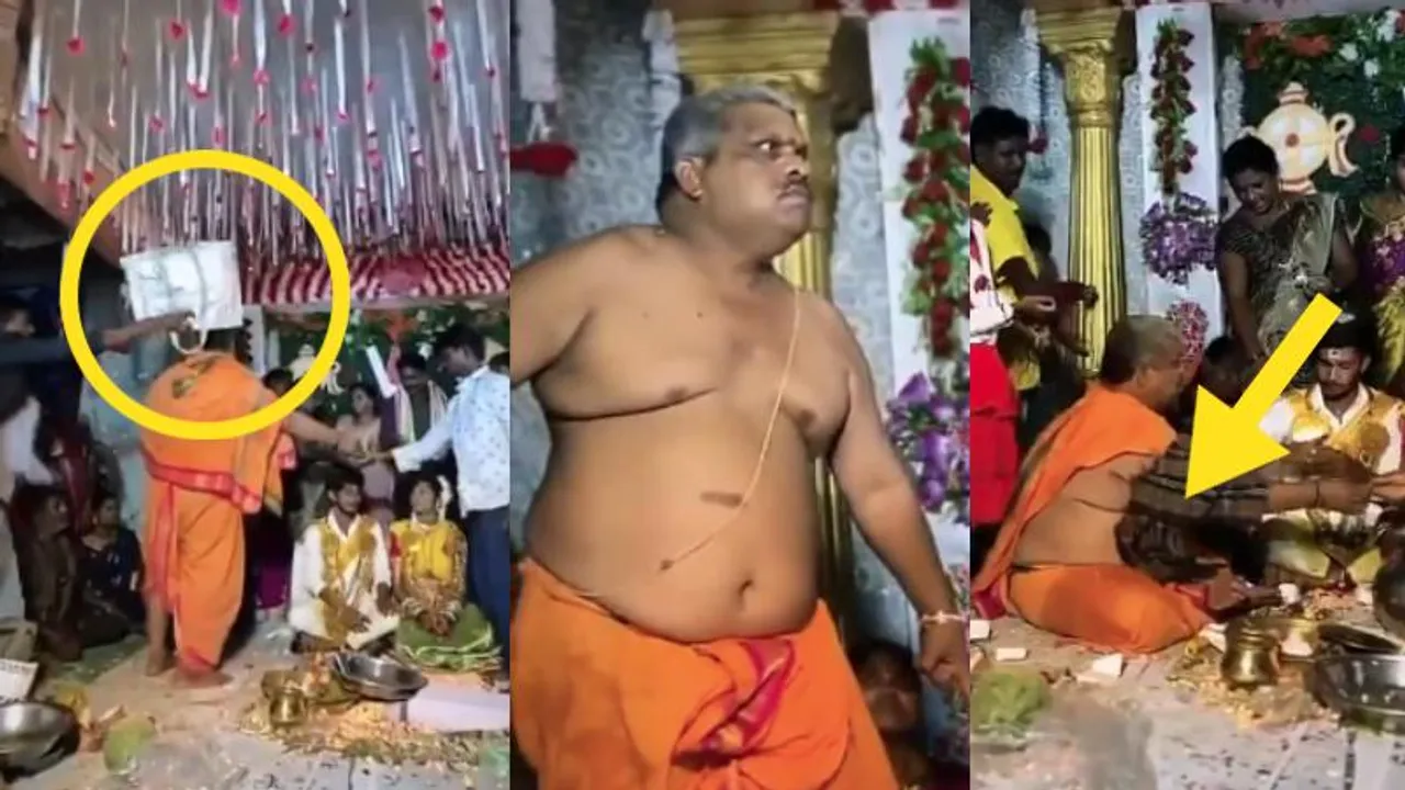 VIDEO: ಮದುವೆ ಮಾಡಿಸಲು ಬಂದಿದ್ದ ಪುರೋಹಿತರಿಗೆ ಭಾರೀ ಅವಮಾನ; ಅಸಲಿಗೆ ಆಗಿದ್ದೇನು?