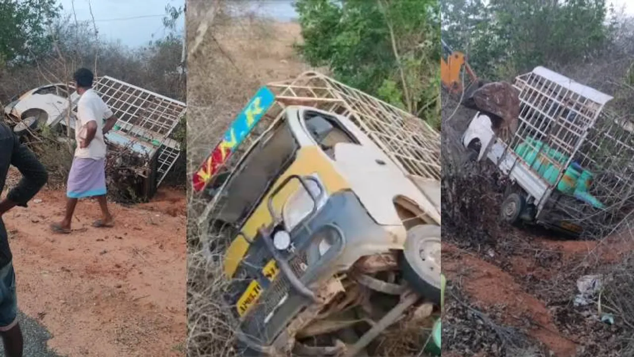 ಹಾಲಿನ ವಾಹನಕ್ಕೆ ಡಿಕ್ಕಿ ಹೊಡೆದ ಎರಡು ದ್ವಿಚಕ್ರ ವಾಹನ; ಓರ್ವ ಸ್ಥಳದಲ್ಲೇ ಸಾವು, ಇಬ್ಬರು ಗಂಭೀರ