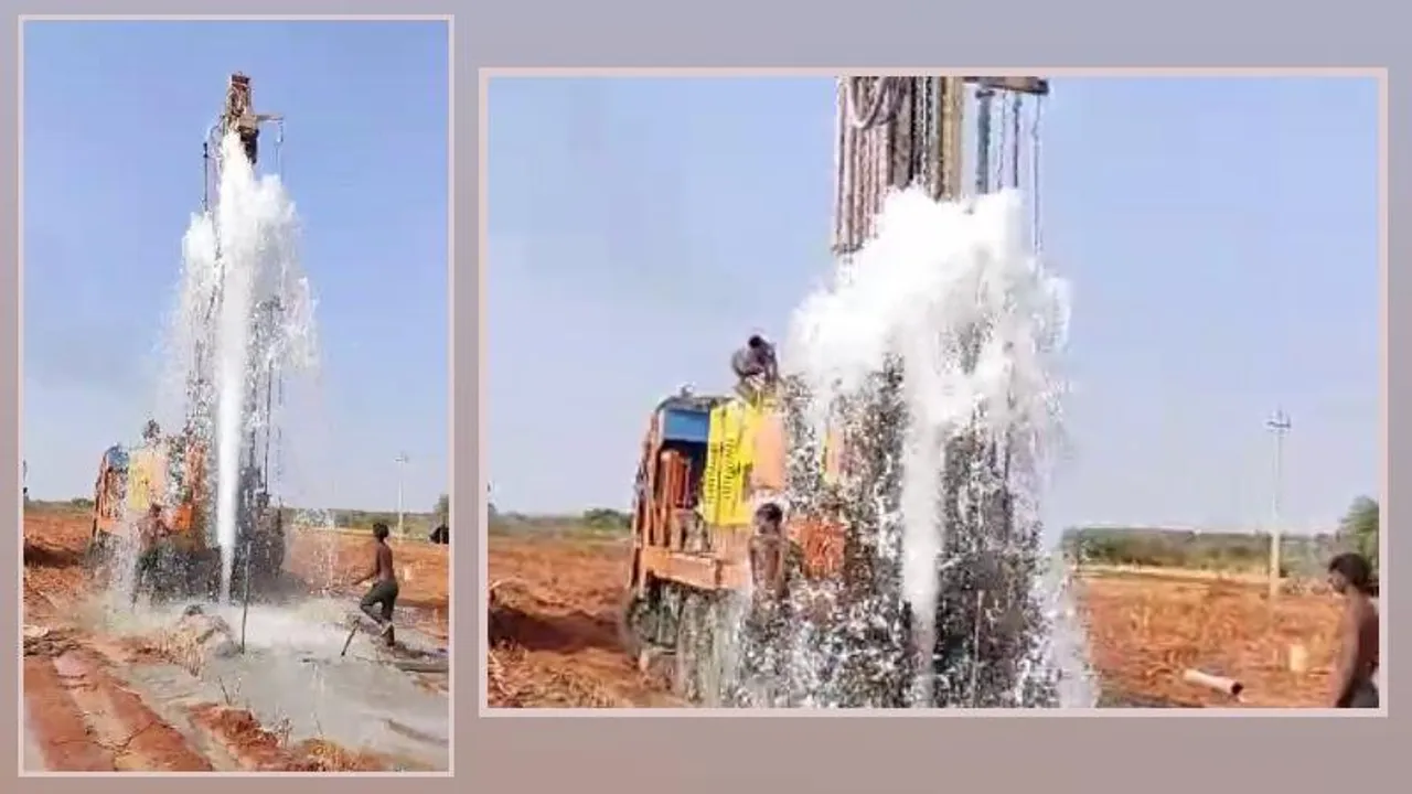 ಚಿತ್ರದುರ್ಗದಲ್ಲಿ ಅಚ್ಚರಿ..!! ಬರಗಾಲದ ನಡುವೆಯೂ ರೈತನ ಪ್ರಾರ್ಥನೆಗೆ ಒಲಿದ ಗಂಗಾ ಮಾತೆ..