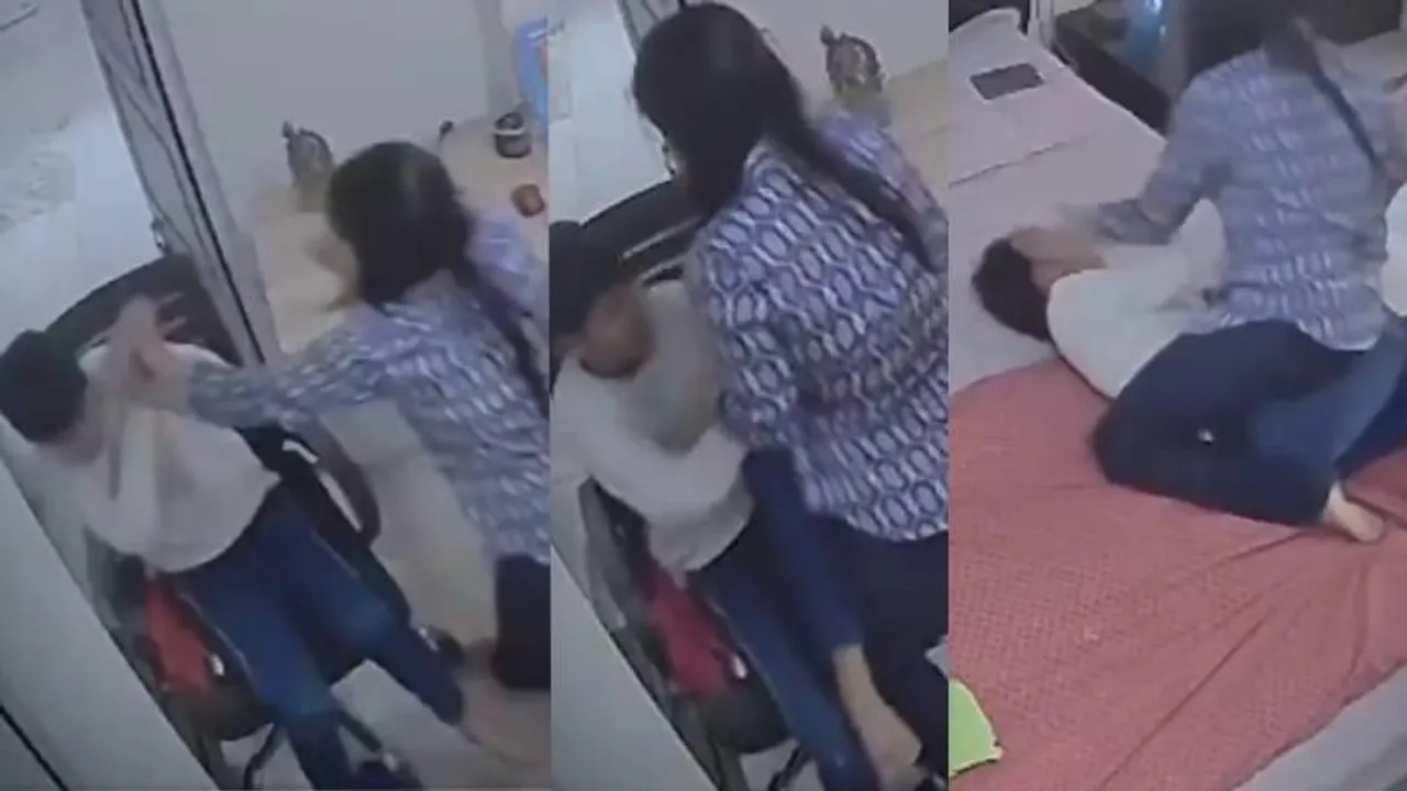 VIDEO: ಎಂಥಾ ಕಟುಕ ತಾಯಿನಮ್ಮ ನೀನು.. ಮಗನಿಗೆ ಅಮಾನುಷವಾಗಿ ಹಲ್ಲೆ; ಆಮೇಲೇನಾಯ್ತು?