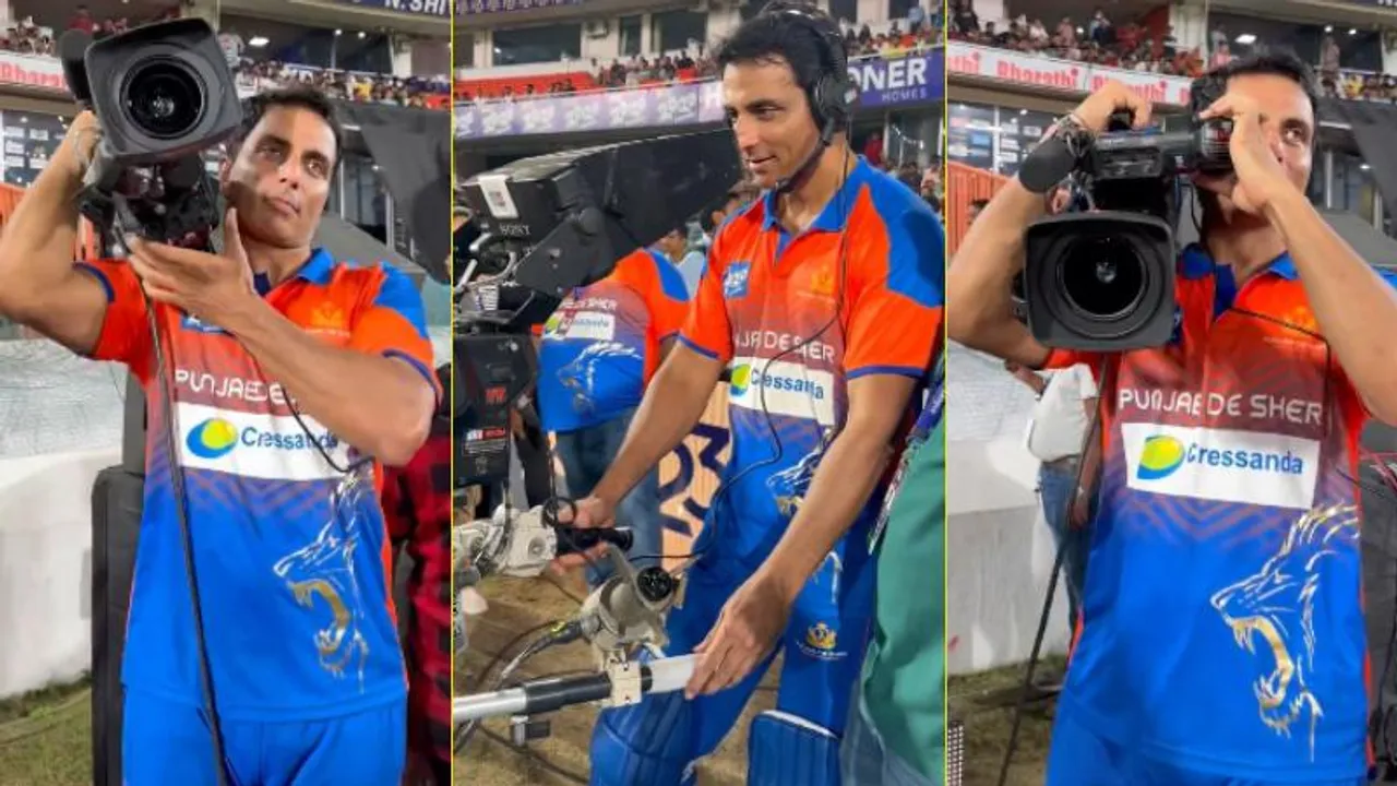 IPL ಫೈನಲ್​ ಮ್ಯಾಚ್​​ನಲ್ಲಿ ಕ್ಯಾಮೆರಾಮ್ಯಾನ್​ ಆಗಿ ಕೆಲಸ ಮಾಡಿದ್ರಾ ನಟ ಸೋನ್ ಸೂದ್​..?