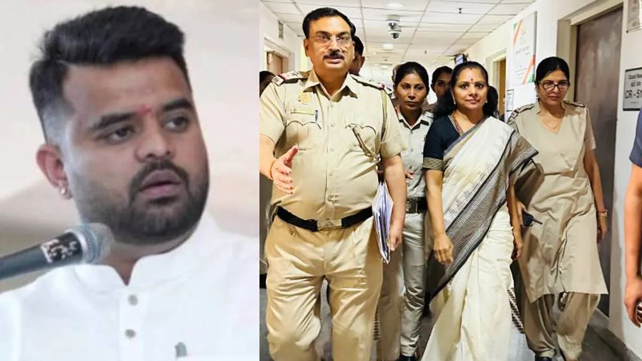 VIDEO: ‘ಪ್ರಜ್ವಲ್ ರೇವಣ್ಣನ ಬಿಟ್ಟು ನನ್ನ ಜೈಲಿಗೆ ಹಾಕಿದ್ದಾರೆ’- ಕೆಸಿಆರ್ ಪುತ್ರಿ ಕೆ. ಕವಿತಾ ಆಕ್ರೋಶ