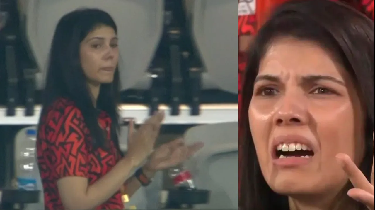 VIDEO: ಹೈದರಾಬಾದ್​​ ಸೋಲುತ್ತಿದ್ದಂತೆ ಬಿಕ್ಕಿ ಬಿಕ್ಕಿ ಅತ್ತ ಕಾವ್ಯಾ ಮಾರನ್​​​!