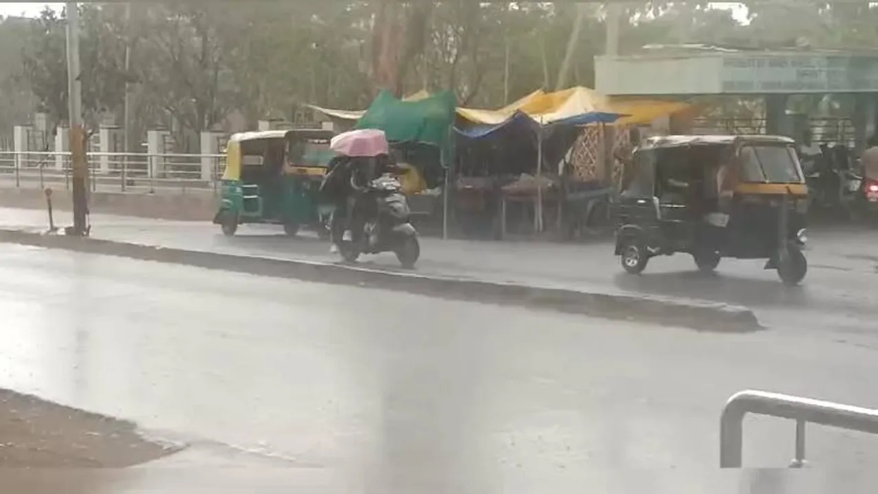 ಕೊನೆಗೂ ಬಂದ ಮಳೆರಾಯ.. ವರ್ಷಧಾರೆ ಕಂಡು ನಿಟ್ಟುಸಿರು ಬಿಟ್ಟ ಜನ