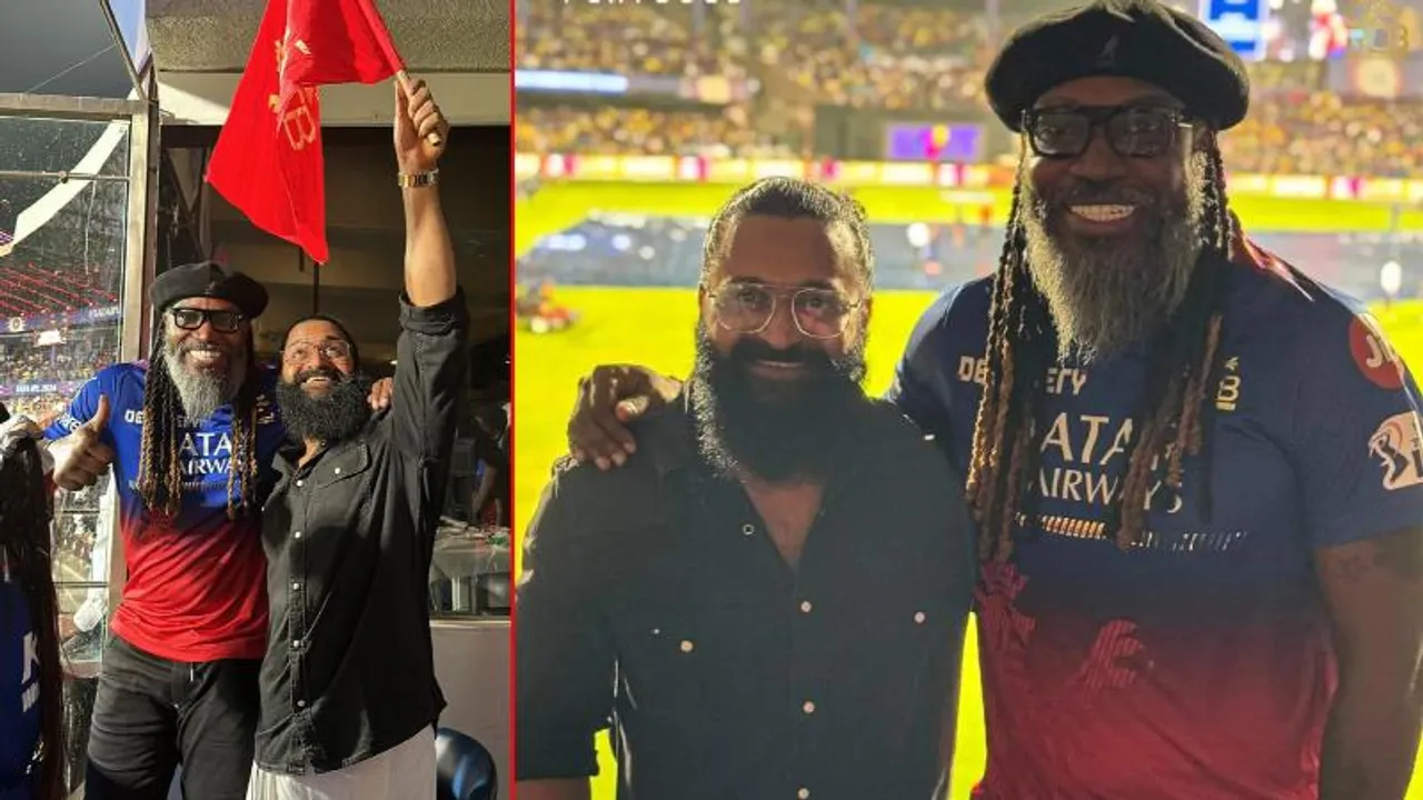 RCB ಮಾಜಿ ಪ್ಲೇಯರ್​ ಜೊತೆ ಪಂದ್ಯ ವೀಕ್ಷಿಸಿದ ಡಿವೈನ್ ಸ್ಟಾರ್​.. ಕ್ರಿಸ್​​ಗೇಲ್​ ಜೊತೆ ಕಾಣಿಸಿದ ರಿಷಬ್ ಶೆಟ್ಟಿ