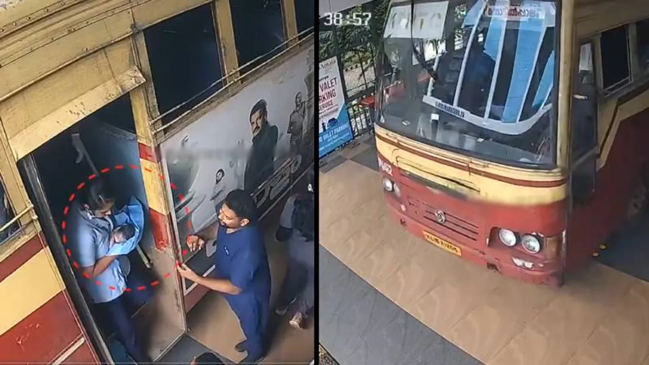 VIDEO: ಪ್ರಯಾಣದ ವೇಳೆ ಹೆರಿಗೆ ನೋವು, ಬಸ್ಸನ್ನೇ ಆಸ್ಪತ್ರೆಯತ್ತ ತಂದು ನಿಲ್ಲಿಸಿ ಮಾನವೀಯತೆ ಮೆರೆದ ಚಾಲಕ