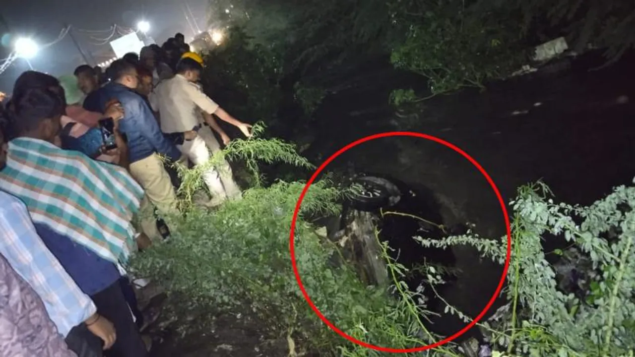 ಕಾಂಗ್ರೆಸ್ ಮುಖಂಡ ಪ್ರಯಾಣಿಸ್ತಿದ್ದ ಕಾರು ಅಪಘಾತ.. ಕಲಬುರಗಿಯಲ್ಲಿ ಕಾಲುವೆಗೆ ಪಲ್ಟಿ ಹೊಡೆದ ವಾಹನ