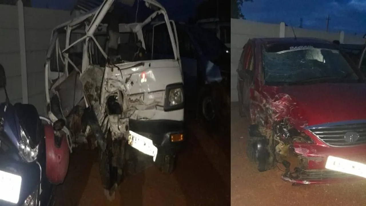 Accident: ಬೆಳ್ಳಂಬೆಳಗ್ಗೆ ಓಮ್ನಿ-ಕಾರು ಮಧ್ಯೆ ಭೀಕರ ಅಪಘಾತ.. ಓರ್ವ ಸಾವು