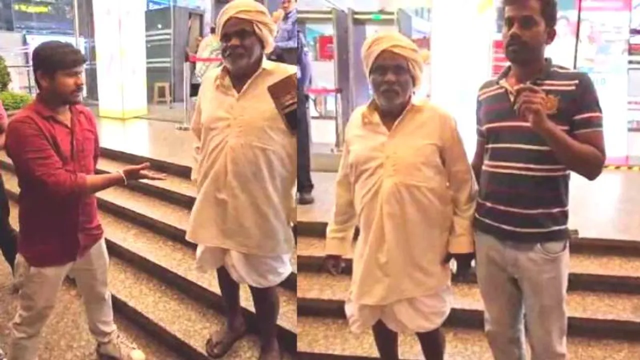ರೈತನಿಗೆ ಅವಮಾನ ಮಾಡಿದ್ದಕ್ಕೆ ಆಕ್ರೋಶ; ಮಾಲ್​ಗೆ ನುಗ್ಗಿ ಕುರ್ಚಿ, ಟೇಬಲ್​​ ಎಲ್ಲಾ ಪುಡಿಪುಡಿ