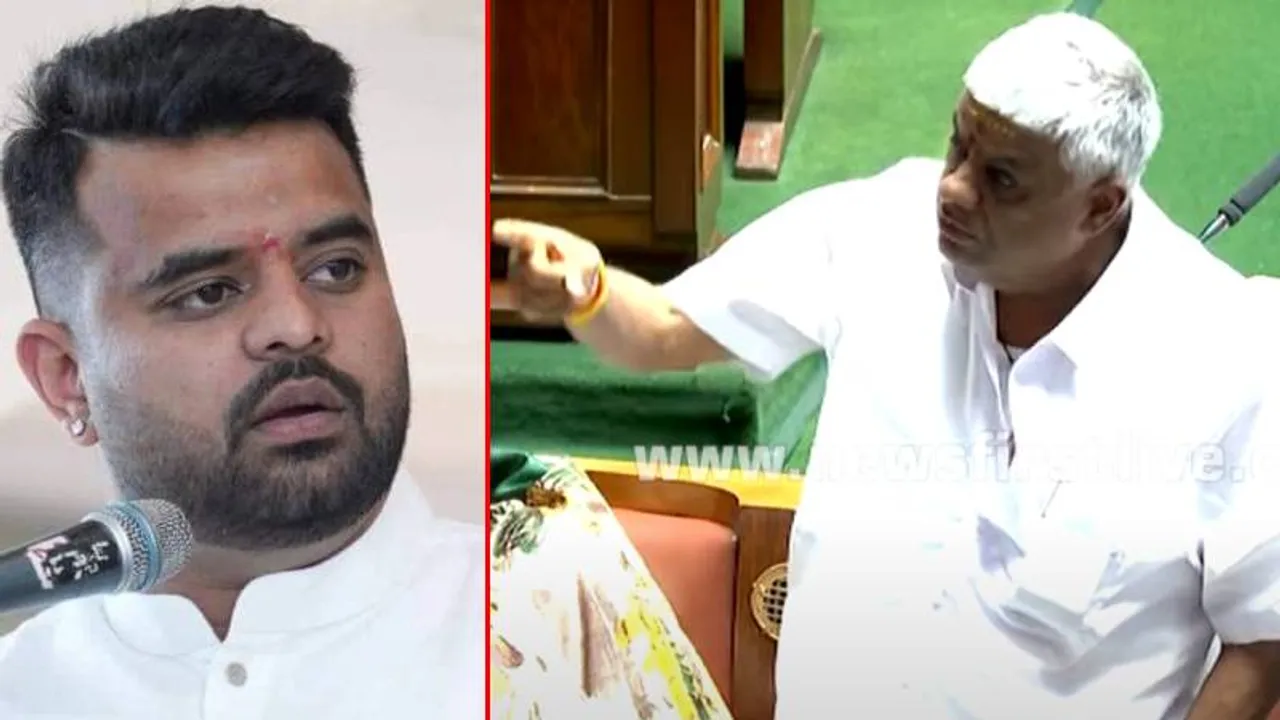 ಸದನದಲ್ಲಿ ಹೆಸರು ಎತ್ತಿದ್ದಕ್ಕೆ ಹೆಚ್‌.ಡಿ ರೇವಣ್ಣ ರೌದ್ರಾವತಾರ; ಮಗನ ತಪ್ಪಿನ ಬಗ್ಗೆ ಏನಂದ್ರು?- VIDEO