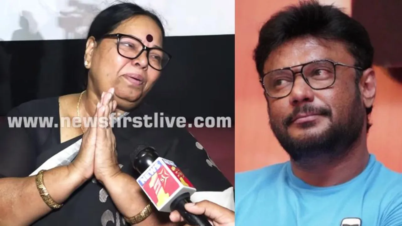VIDEO: ದರ್ಶನ್​ ಬಗ್ಗೆ ಕೇಳುತ್ತಿದ್ದಂತೆ ಕೈ ಎತ್ತಿ ಮುಗಿದ ಮಾಲತಿ ಸುಧೀರ್; ಈ ಬಗ್ಗೆ ಏನಂದ್ರು?