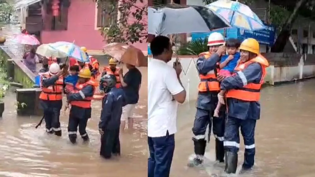 PHOTOS: ಕರಾವಳಿಯಲ್ಲಿ ಧಾರಾಕಾರ ಮಳೆ.. ಜನಜೀವನ ಅಸ್ತವ್ಯಸ್ತ, ಮೂಕ ಪ್ರಾಣಿಗಳಿಗೂ ಸಂಕಟ