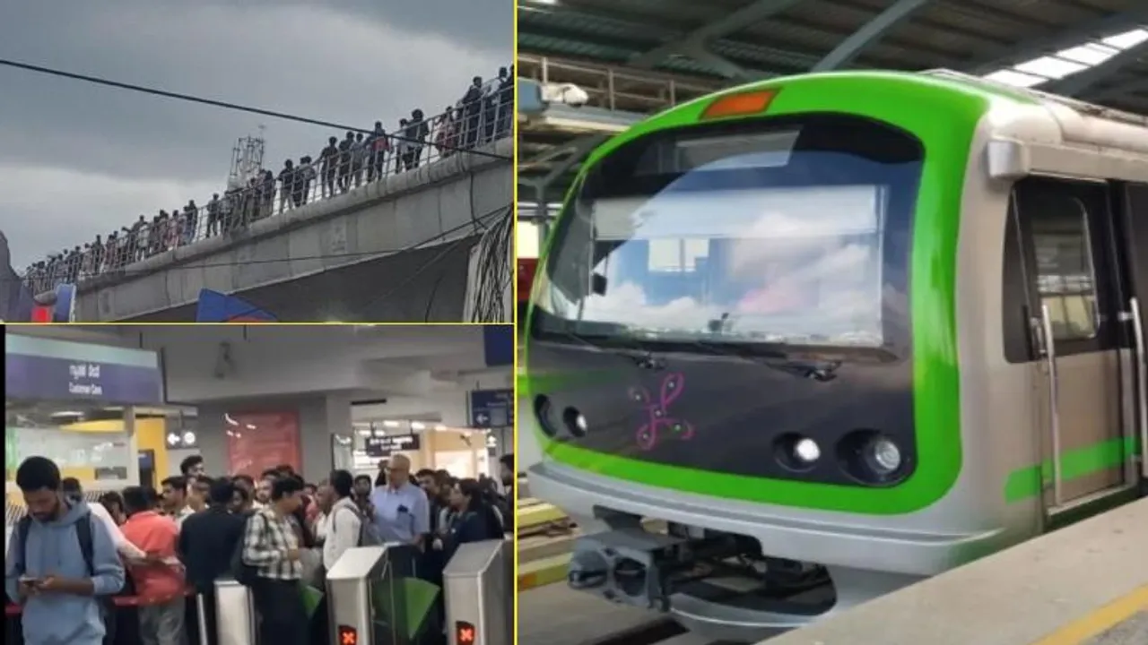 ನಮ್ಮ ಮೆಟ್ರೋದಲ್ಲಿ ಅನಾಹುತ.. ರೈಲಿನ ಅಡಿಯಲ್ಲೇ ಸಿಲುಕಿದ ಮೃತದೇಹ; ಪ್ರಯಾಣಿಕರ ಪರದಾಟ