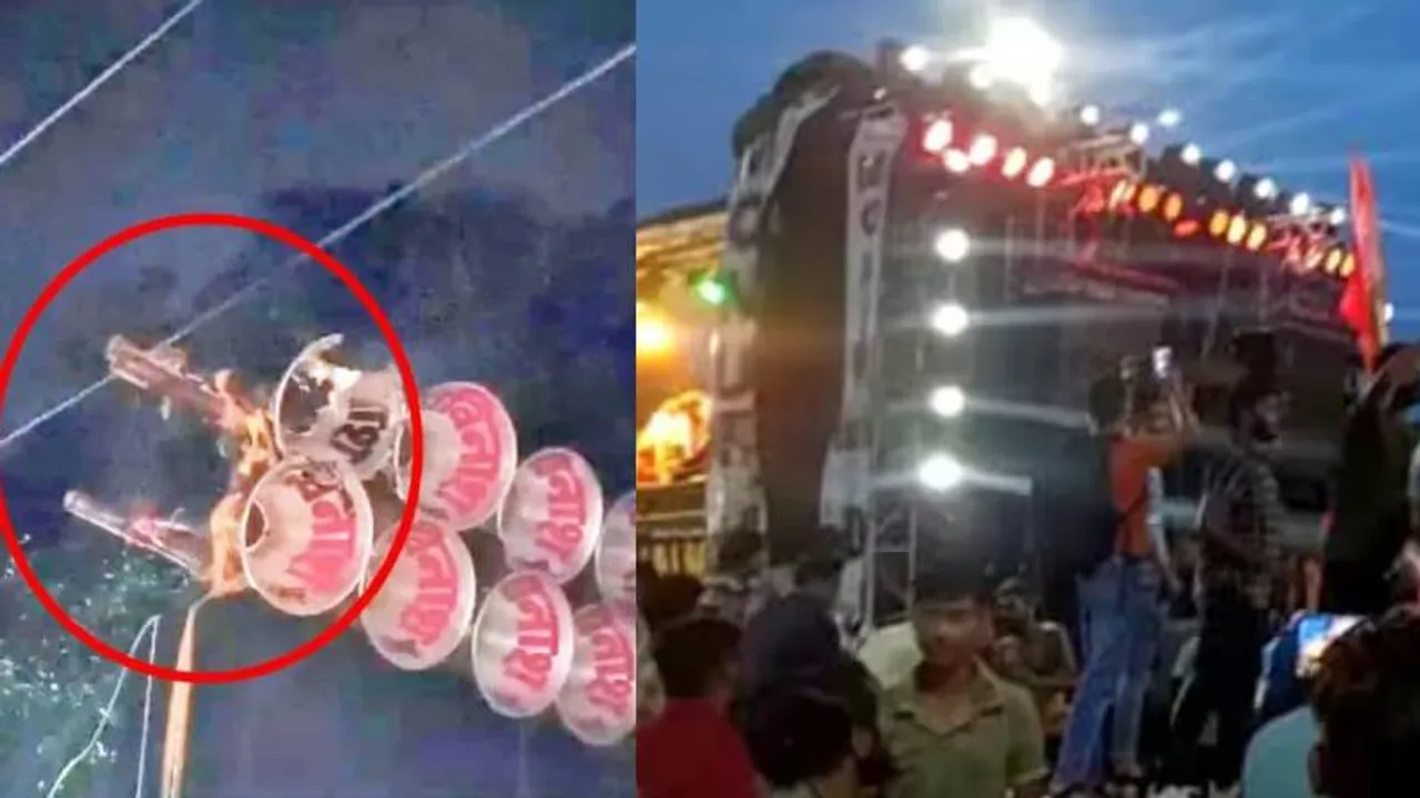 ಹೈಟೆನ್ಷನ್​ ವಿದ್ಯುತ್​ ತಂತಿಗೆ ಸಿಲುಕಿಕೊಂಡ DJ ವಾಹನ.. 9 ಮಂದಿ ಸಾವು, ಹಲವರಿಗೆ ಗಾಯ