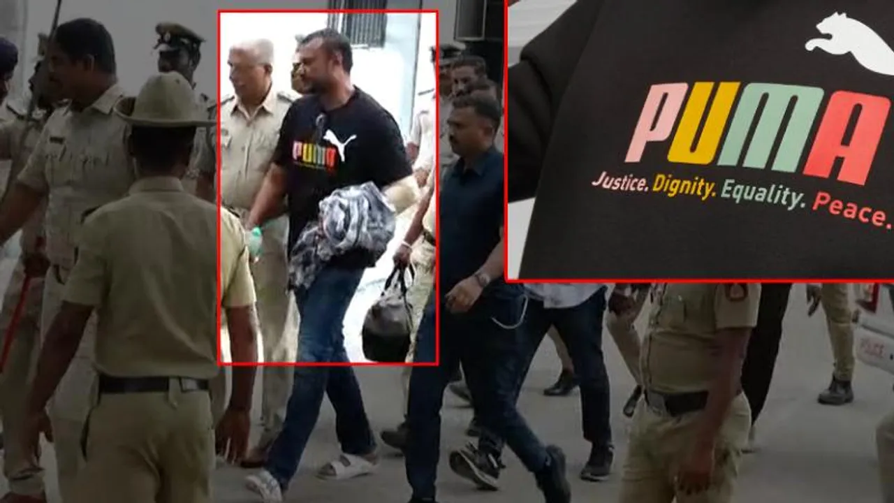 ದರ್ಶನ್‌ ಅಭಿಮಾನಿಗಳಿಗೆ 4 ಸಂದೇಶ; ಬಳ್ಳಾರಿ ಜೈಲಿಗೆ ಎಂಟ್ರಿ ಕೊಟ್ಟ ಟೀ ಶರ್ಟ್‌ನಲ್ಲಿ ಮಹತ್ವದ ಸುಳಿವು!