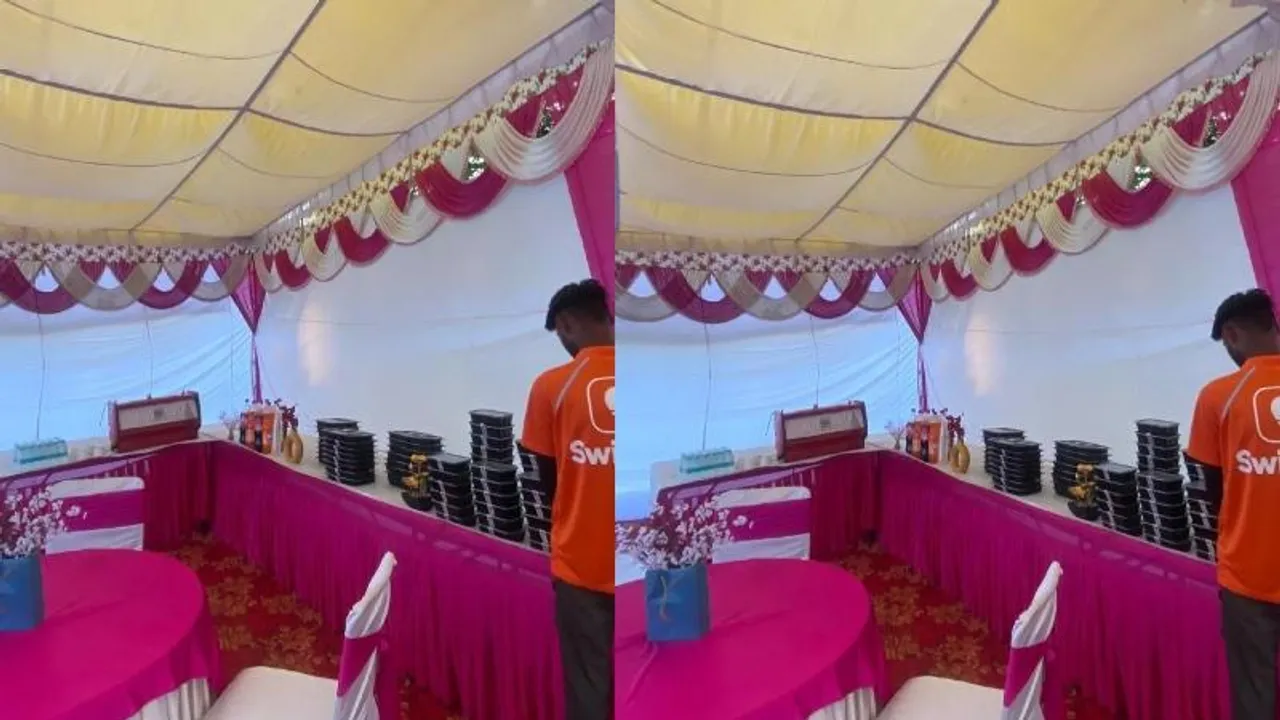 ಅಬ್ಬಾ.. ನಿಶ್ಚಿತಾರ್ಥಕ್ಕೆ ಆನ್​ಲೈನ್​ನಲ್ಲಿ ಫುಡ್​ ಆರ್ಡರ್ ಮಾಡಿದ ನವಜೋಡಿ.. ನೆಟ್ಟಿಗರು ಫುಲ್ ಶಾಕ್‌!