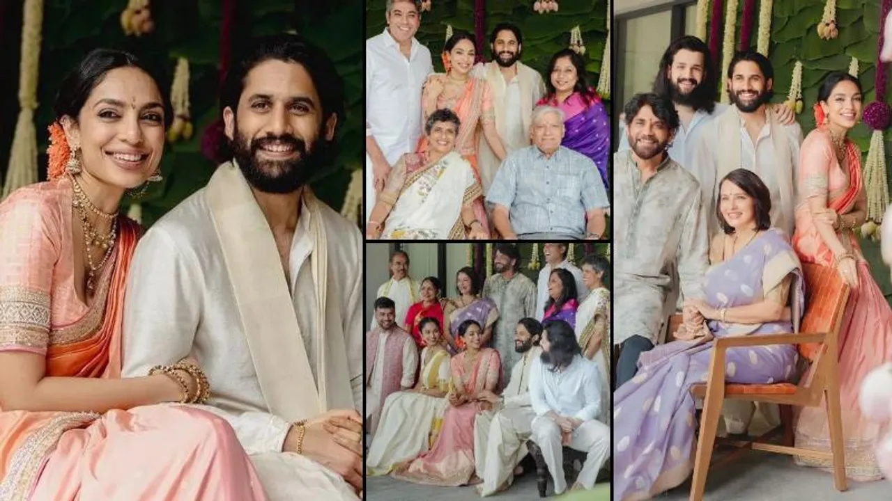 ನಾಗ ಚೈತನ್ಯ-ಶೋಭಿತಾ ಎಂಗೇಜ್ಮೆಂಟ್.. ಬ್ಯೂಟಿಫುಲ್ ​ ಫೋಟೋಸ್​ ಇಲ್ಲಿವೆ