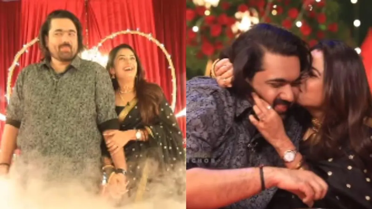 ಹನಿಮೂನ್​ ಬಗ್ಗೆ ಮನಬಿಚ್ಚಿದ ತರುಣ್​ ಸುಧೀರ್​.. ಅನುಶ್ರೀ ಮುಂದೆಯೇ ನಿರ್ದೇಶಕನ ಕೆನ್ನೆಗೆ ಮುತ್ತಿಟ್ಟ ಸೋನಲ್