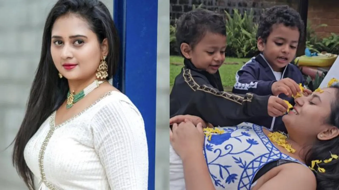 ನಟಿ ಅಮೂಲ್ಯ ಮೇಲೆ ಹೂವಿನ ಸುರಿಮಳೆಗೈದ ಅವಳಿ ಮಕ್ಕಳು; ಕಾರಣ ಕೇಳಿದ್ರೆ ಖುಷಿ ಪಡ್ತೀರಾ.. ಏನದು?