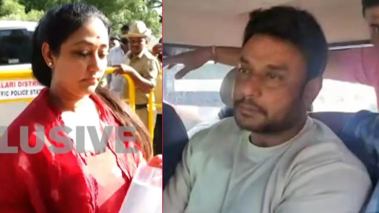ದರ್ಶನ್​​ ಭೇಟಿ ಮಾಡಲು ಬಳ್ಳಾರಿ ಜೈಲಿಗೆ ಬಂದ ಪತ್ನಿ ವಿಜಯಲಕ್ಷ್ಮಿ.. ಕೈಯಲ್ಲಿ ಇದ್ದಿದ್ದು ಏನು?