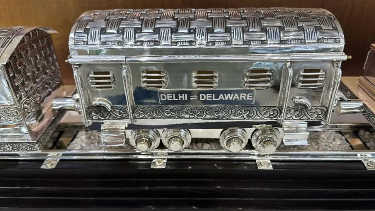 Silver Train; ಜೋ ಬೈಡನ್​ಗೆ ಉಡುಗೊರೆ ನೀಡಿದ ಪ್ರಧಾನಿ ನರೇಂದ್ರ ಮೋದಿ; ಏನಿದರ ವಿಶೇಷತೆ?