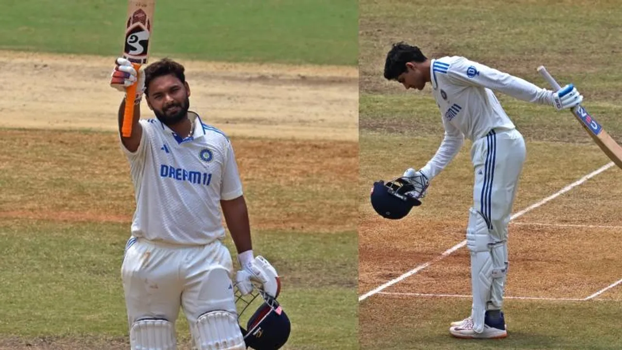 ಗಿಲ್, ಪಂತ್ ಜವಾಬ್ದಾರಿಯುತ ಶತಕ.. ಟೆಸ್ಟ್​ನಲ್ಲೂ ಬೌಂಡರಿ, ಸಿಕ್ಸರ್​ಗಳ ಸುರಿಮಳೆಗೈದ ಪಂತ್..!