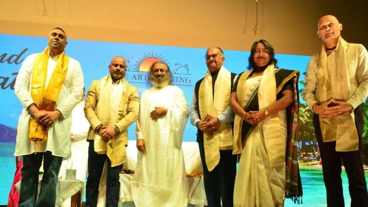 ಜಗತ್ತಿನ ಸಂತೋಷದ ಸೂಚ್ಯಂಕದಲ್ಲಿ ಮಾರಿಷಸ್​​ಗೆ ಉನ್ನತ ಸ್ಥಾನ ಸಿಗಬೇಕು- ಶ್ರೀ ಶ್ರೀ ರವಿಶಂಕರ್‌ ಗುರೂಜಿ