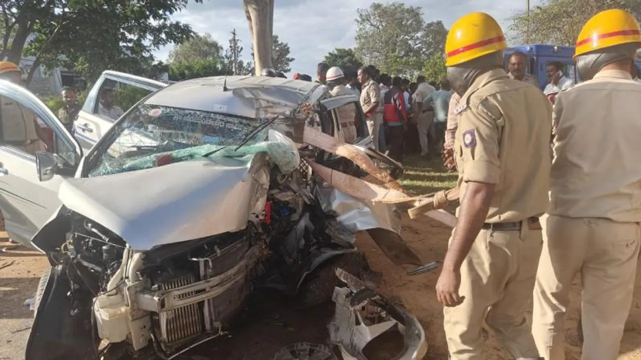 BREAKING: ಭೀಕರ ಅಪಘಾತ.. ಒಂದೇ ಕುಟುಂಬದ ಐವರು ದಾರುಣ ಸಾವು