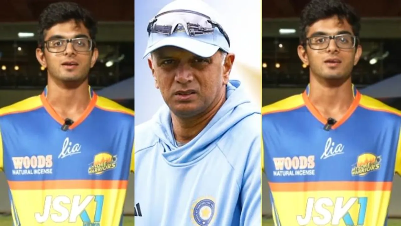 ಕನ್ನಡಿಗರಿಗೆ ಥ್ಯಾಂಕ್ಸ್ ಹೇಳಿದ ಸಮಿತ್ ದ್ರಾವಿಡ್​.. ಇನ್ಮುಂದೆ ಟೀಮ್ ಇಂಡಿಯಾ ಜೆರ್ಸಿಯಲ್ಲಿ ದ್ರಾವಿಡ್ ಪುತ್ರ ಮಿಂಚಿಂಗ್
