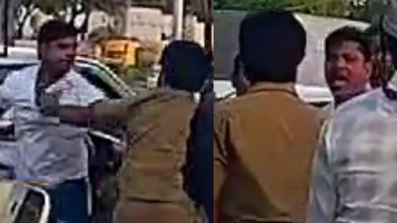 ಬೆಳ್ಳಂಬೆಳಗ್ಗೆ ನಡುರಸ್ತೆಯಲ್ಲೇ ಕಾಲರ್​ ಪಟ್ಟಿ ಹಿಡಿದು ಚಾಲಕರ ಮಧ್ಯೆ ಮಾರಾಮಾರಿ; ಕಾರಣವೇನು?