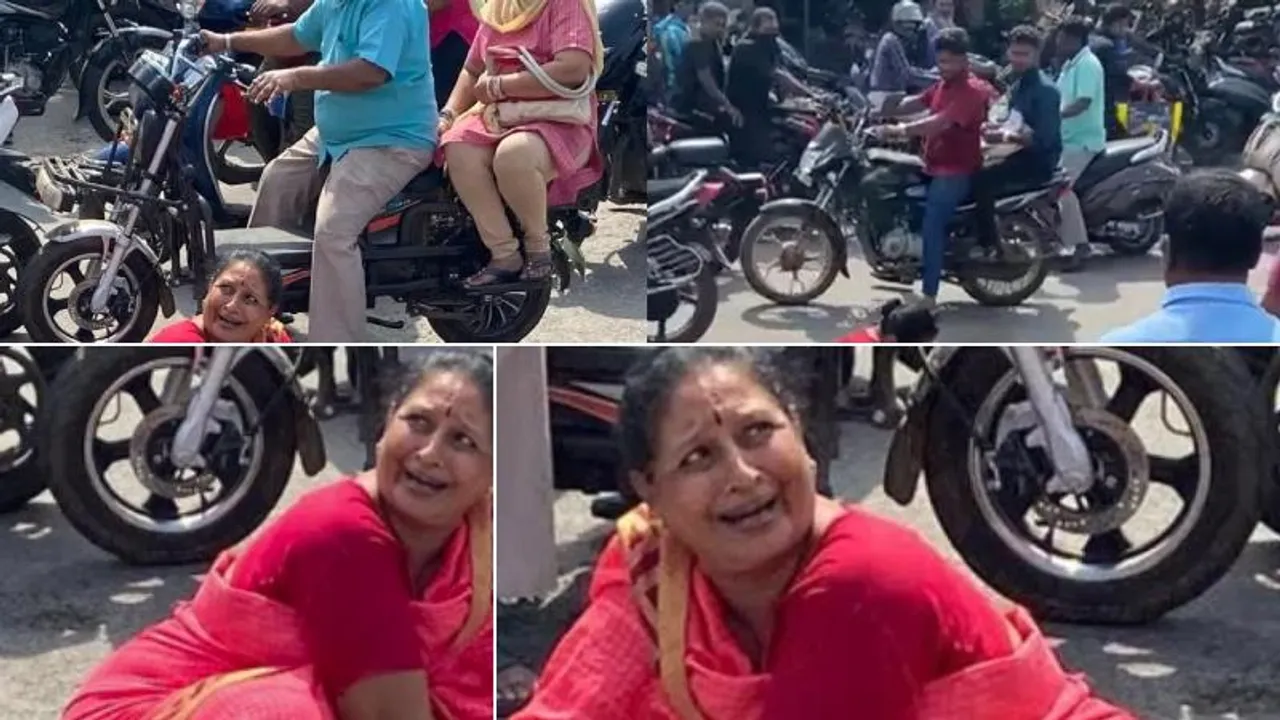 ಕಂದನ ಉಳಿಸಿಕೊಡಿ ಎಂದು ರಸ್ತೆಯಲ್ಲಿ ತಾಯಿ ಕಣ್ಣೀರು.. ಫೋಟೋ ಕ್ಲಿಕ್ಕಿಸಿಕೊಂಡು ಸಾಗಿದ ಸವಾರರು..